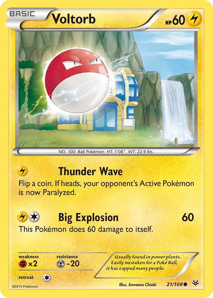Voltorb Pokémon card