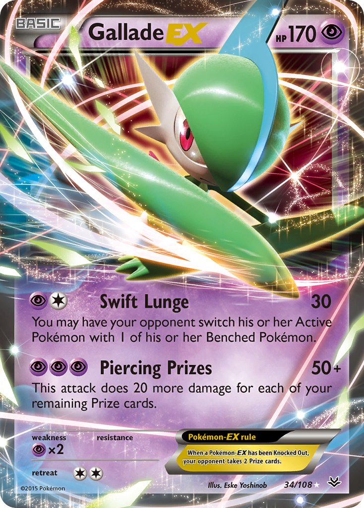 Gallade EX Pokémon card