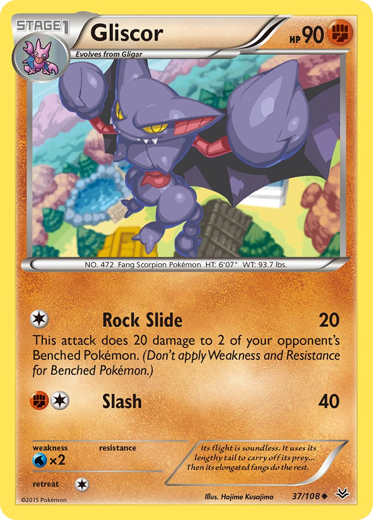 Gliscor Pokémon card
