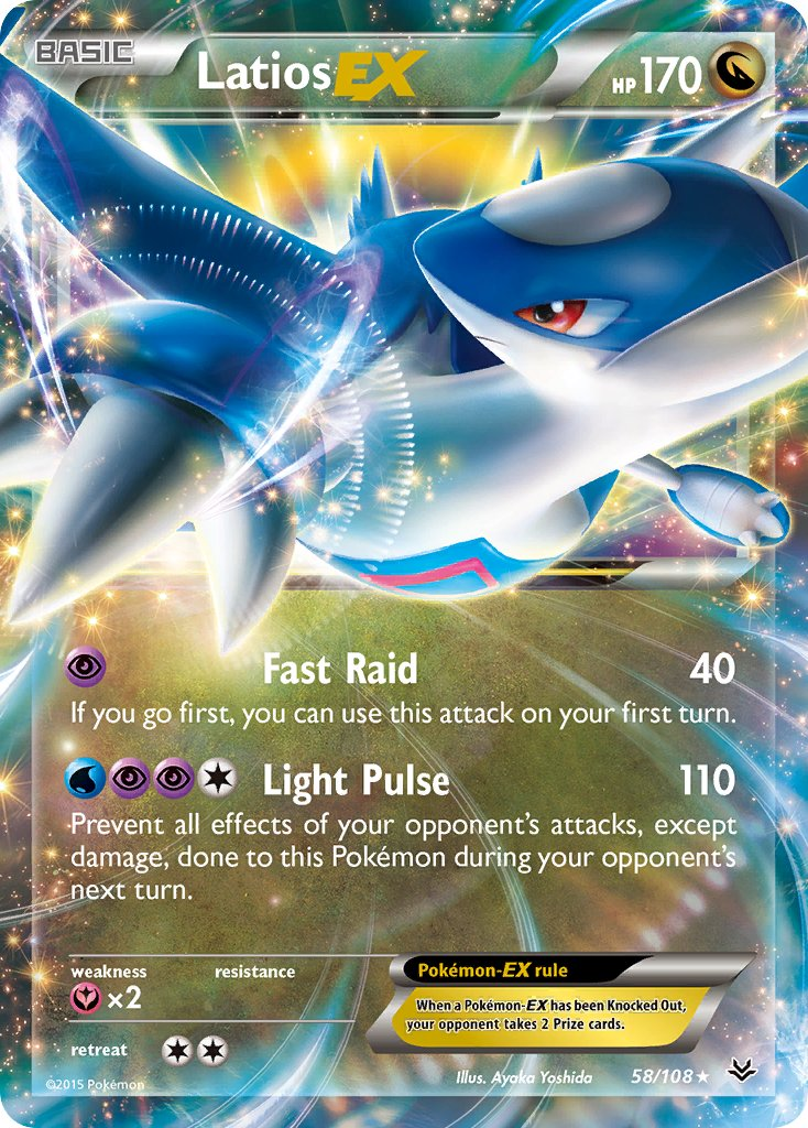 Latios EX Pokémon card