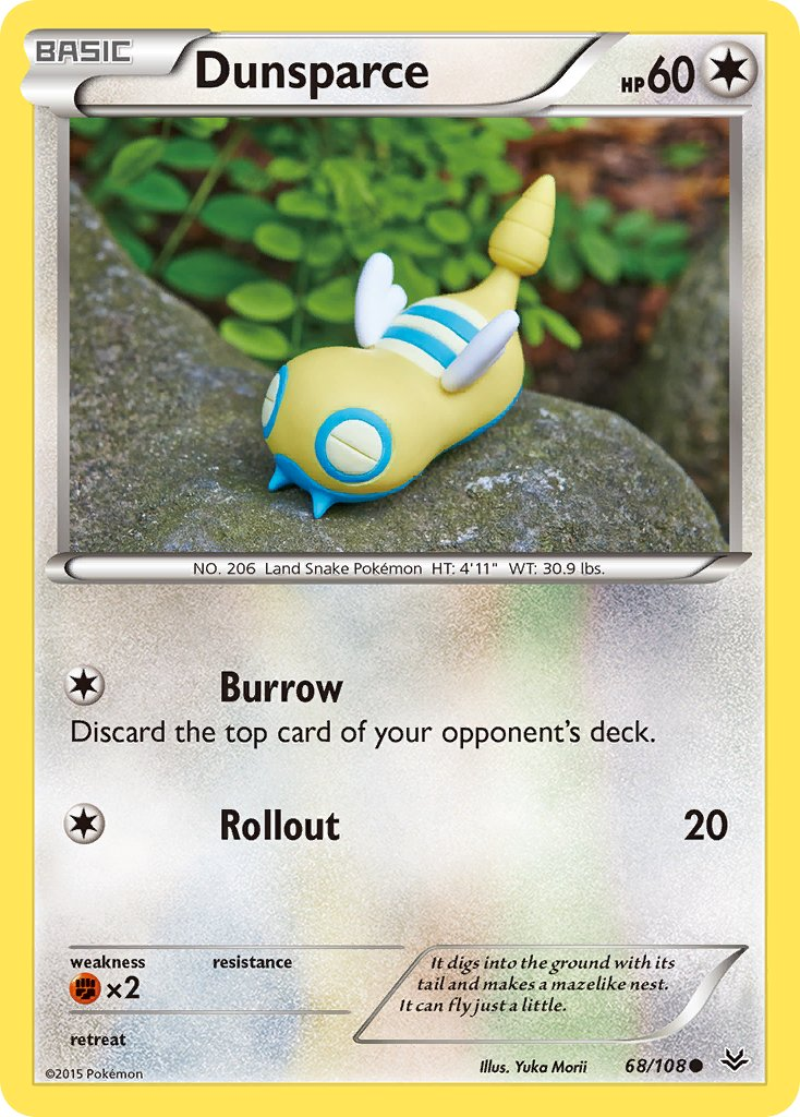 Dunsparce Pokémon card