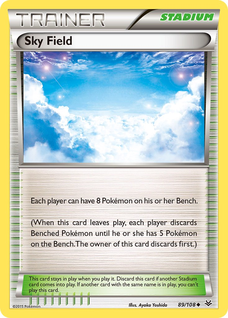 Sky Field Pokémon card