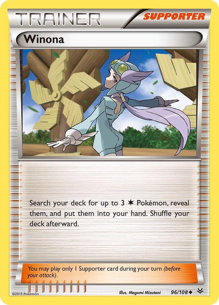 Winona Pokémon card