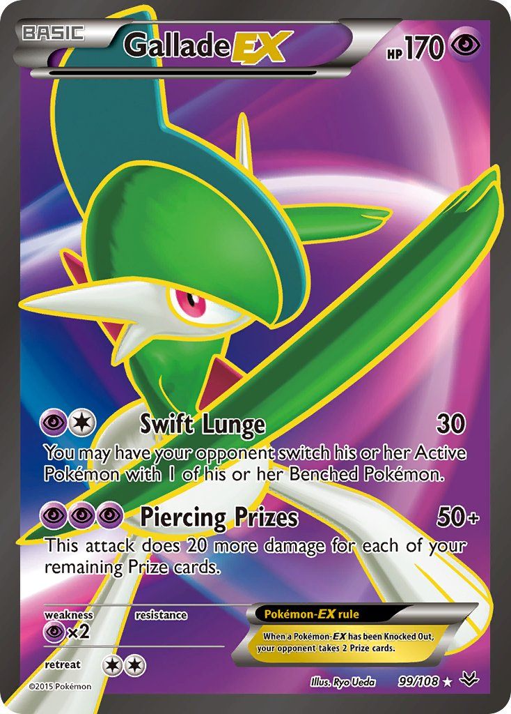 Gallade EX Pokémon card