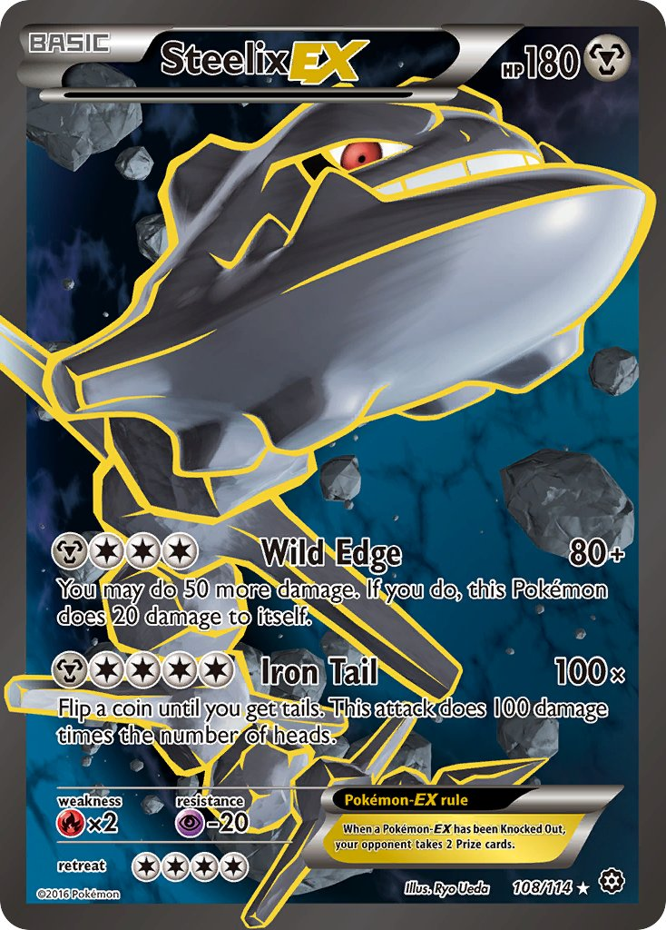 Steelix EX Pokémon card