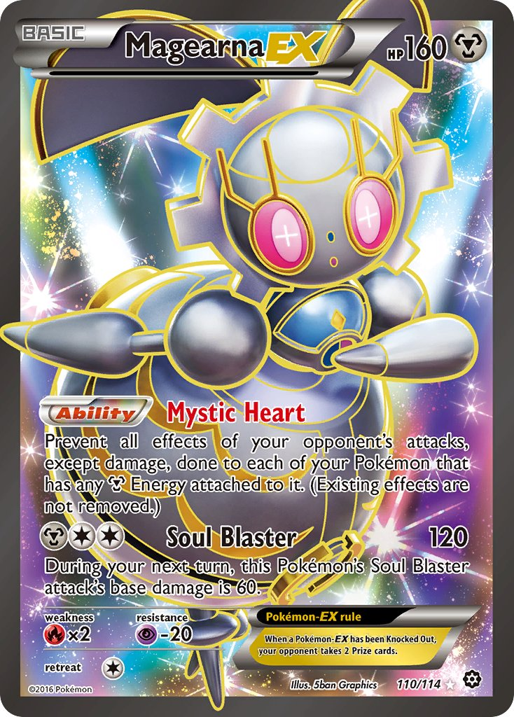 Magearna EX Pokémon card