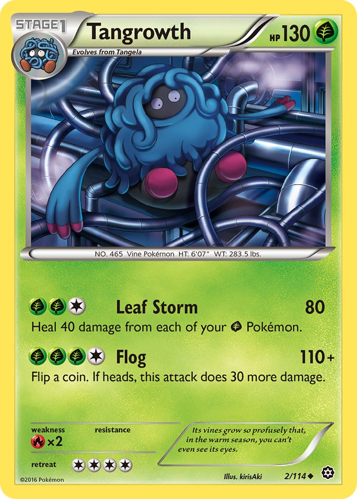 Tangrowth Pokémon card