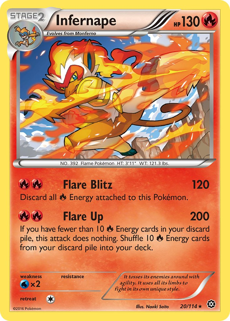 Infernape Pokémon card