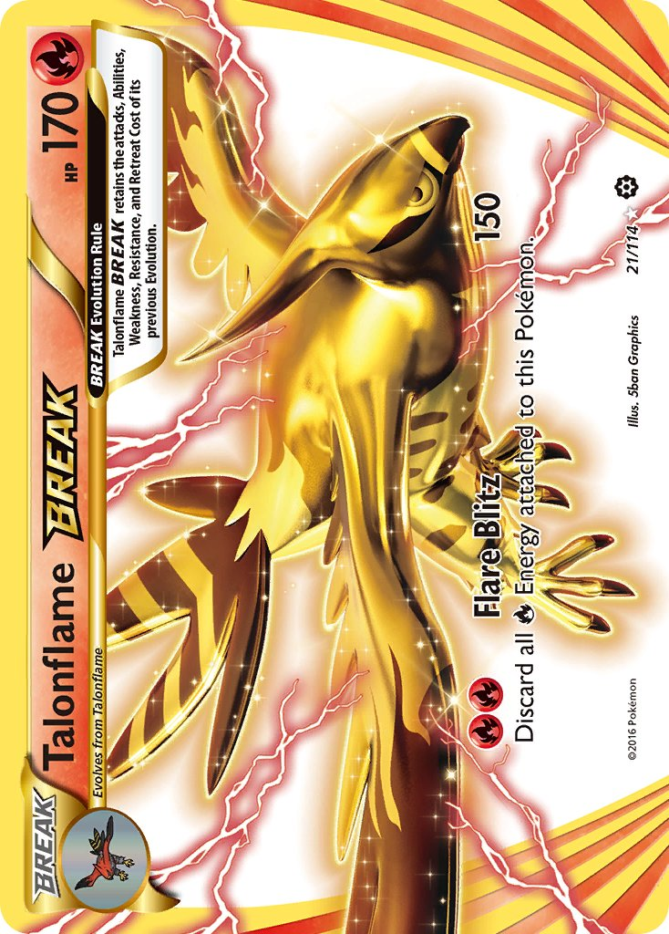 Talonflame BREAK Pokémon card