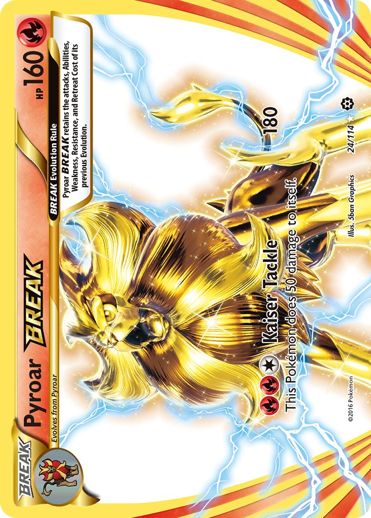 Pyroar BREAK Pokémon card