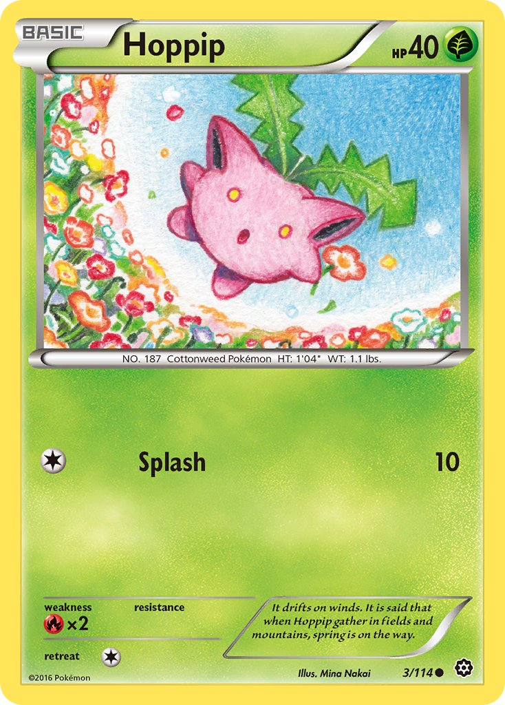Hoppip Pokémon card