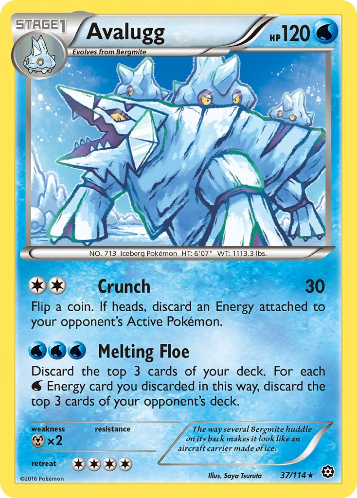 Avalugg Pokémon card