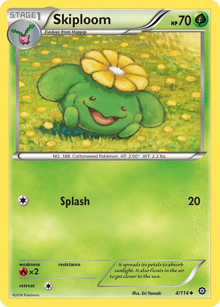 Skiploom Pokémon card