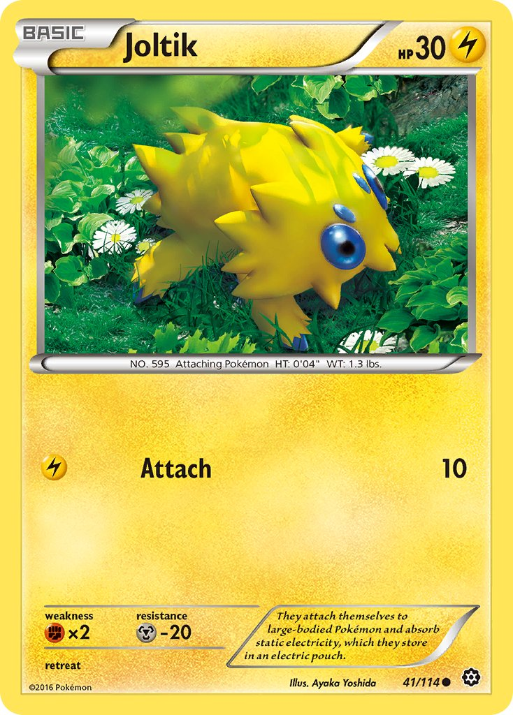 Joltik Pokémon card