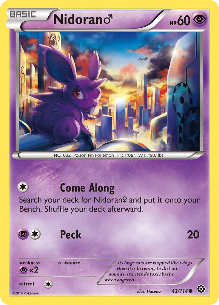 Nidoran♂ Pokémon card