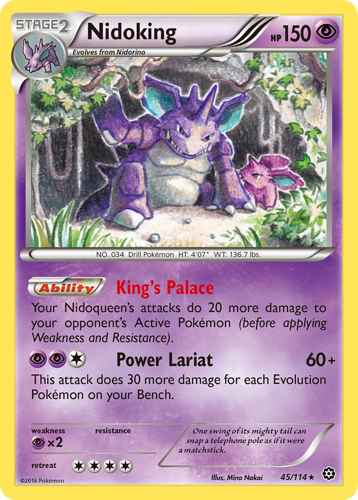Nidoking Pokémon card