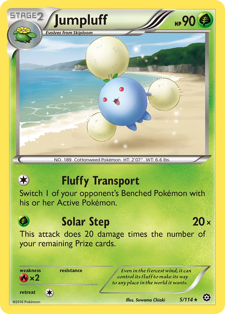Jumpluff Pokémon card