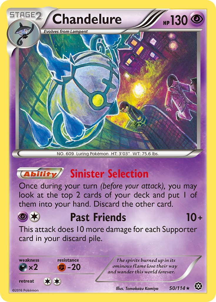 Chandelure Pokémon card