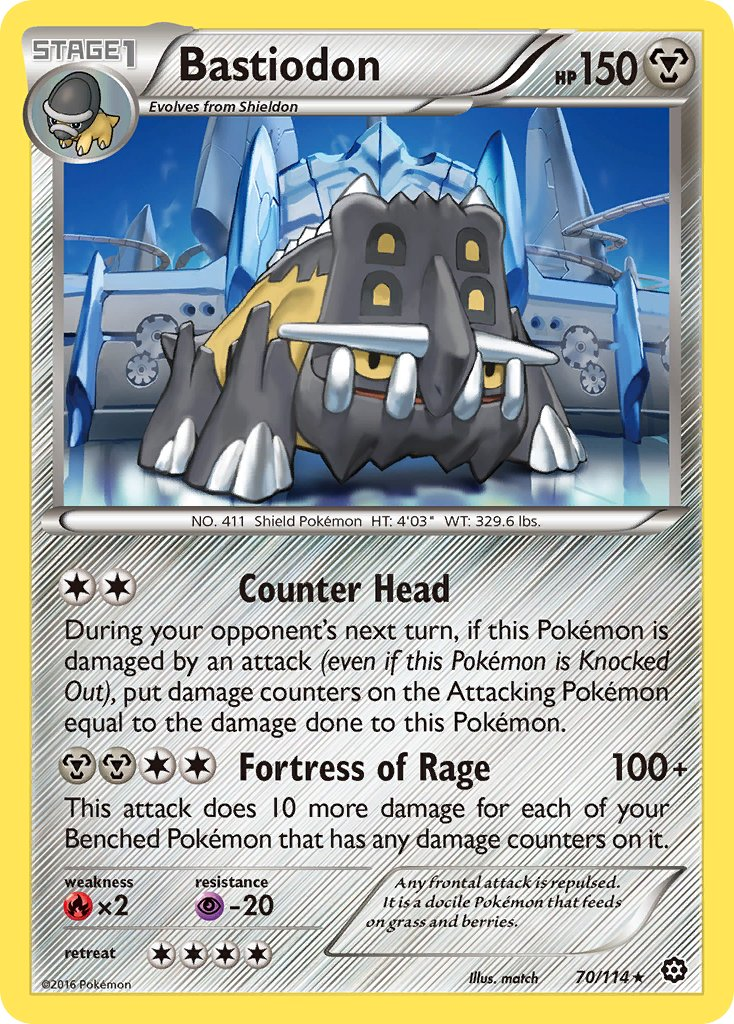 Bastiodon Pokémon card