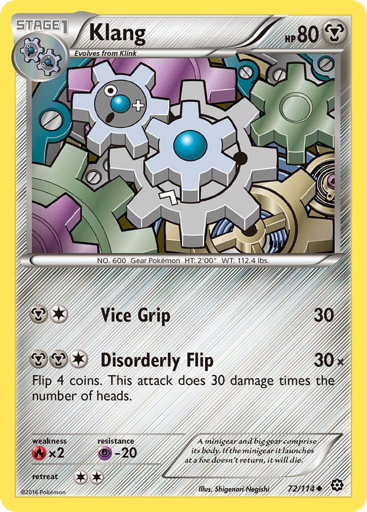 Klang Pokémon card