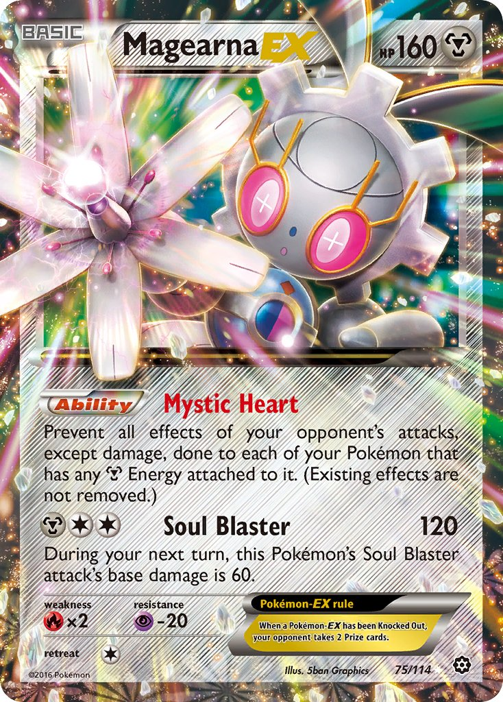 Magearna EX Pokémon card