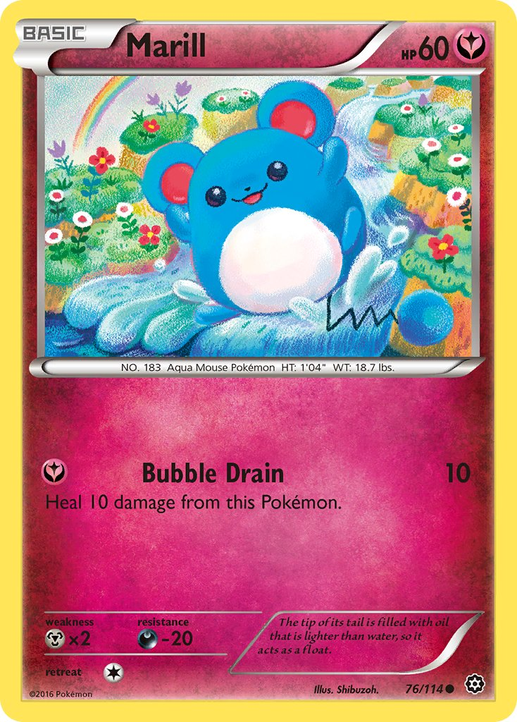 Marill Pokémon card
