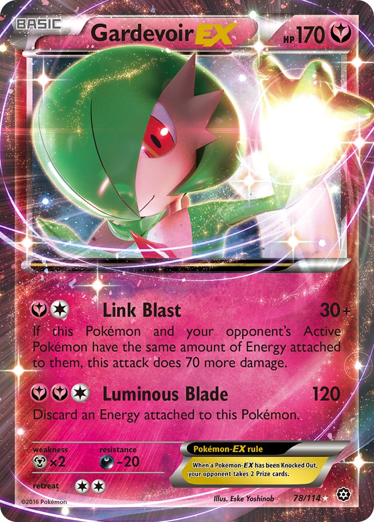 Gardevoir EX Pokémon card
