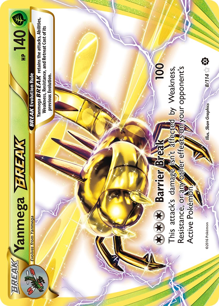 Yanmega BREAK Pokémon card