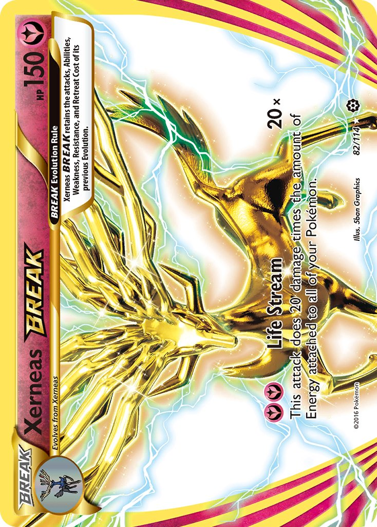 Xerneas BREAK Pokémon card