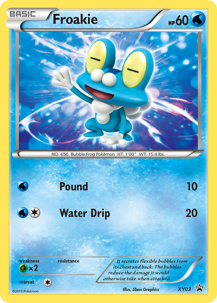 Froakie Pokémon card
