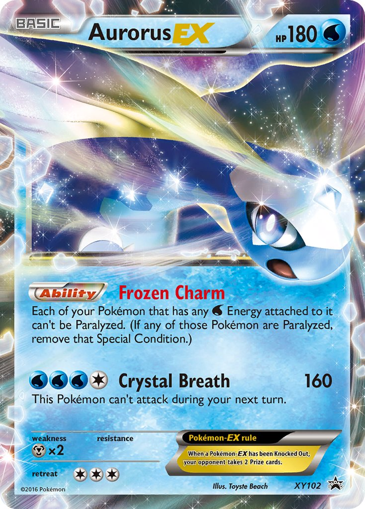 Aurorus EX Pokémon card