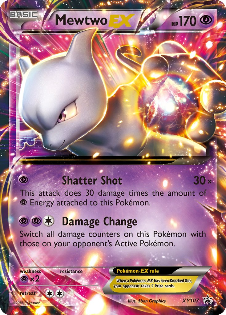 Mewtwo EX Pokémon card
