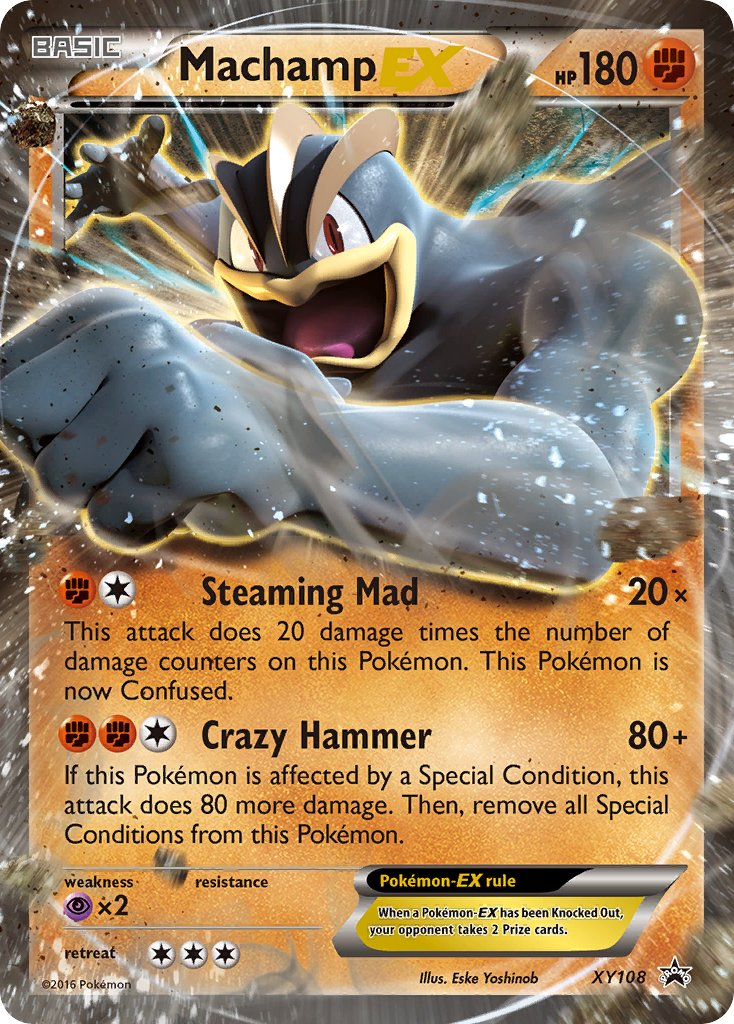Machamp EX Pokémon card