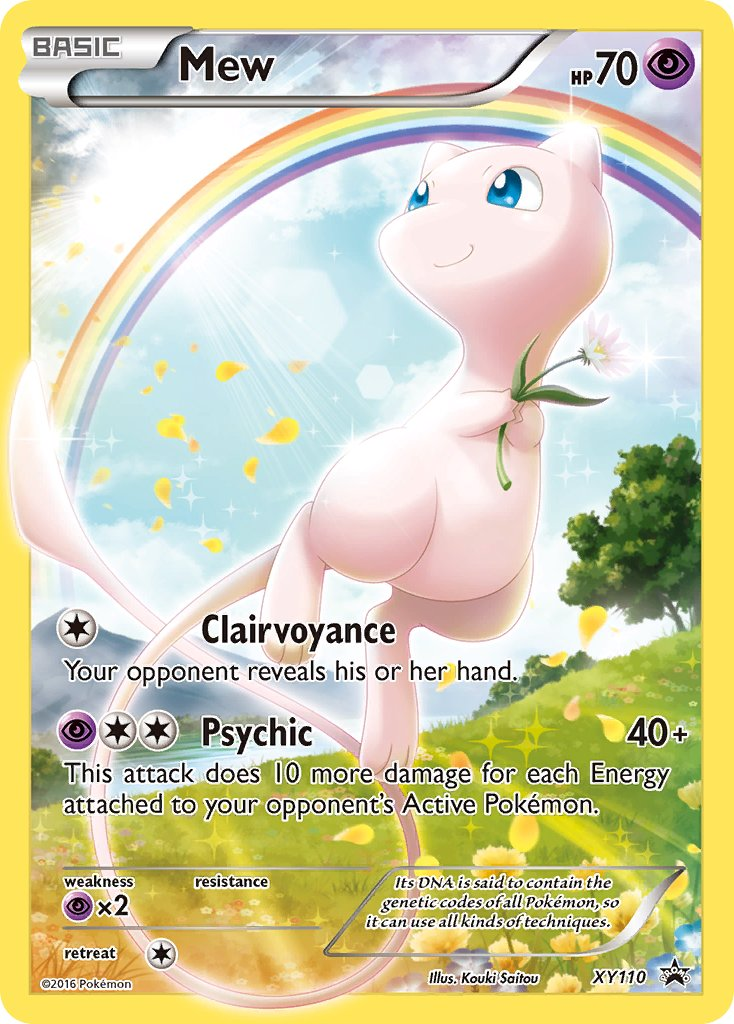 Mew Pokémon card
