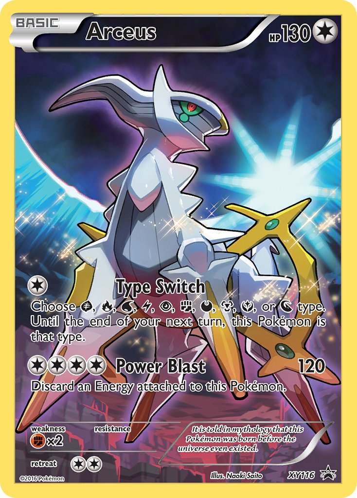 Arceus Pokémon card