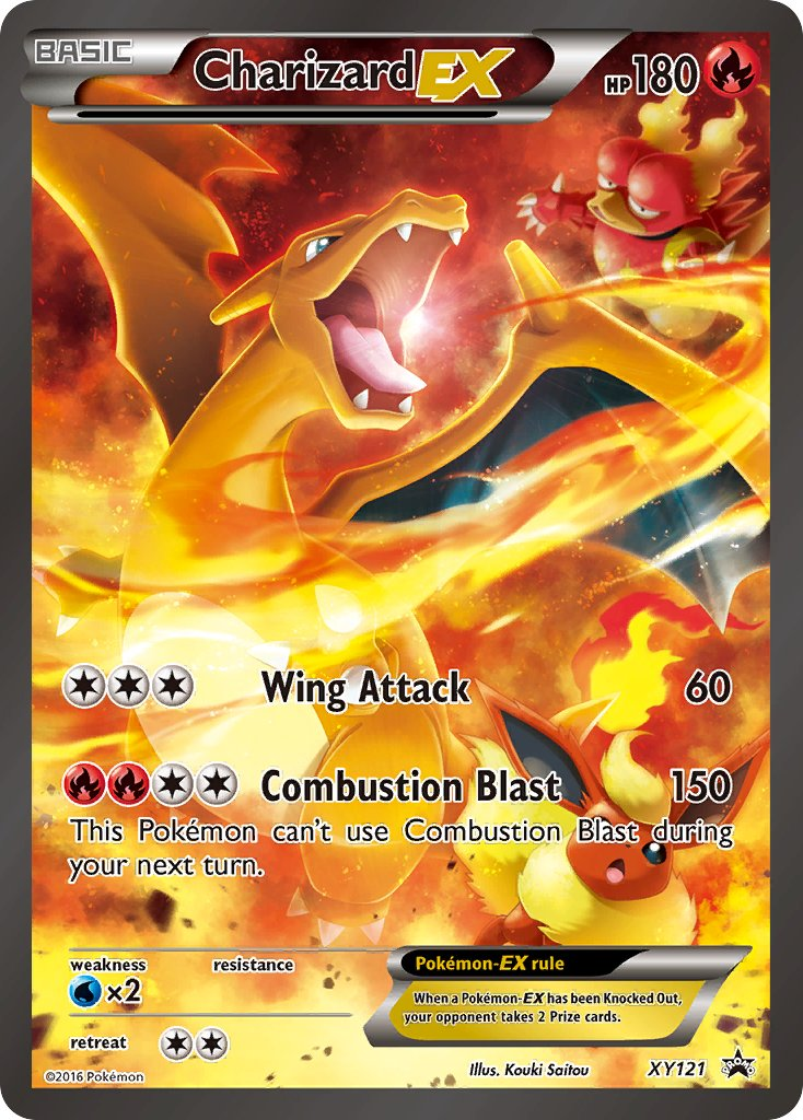 Charizard EX Pokémon card