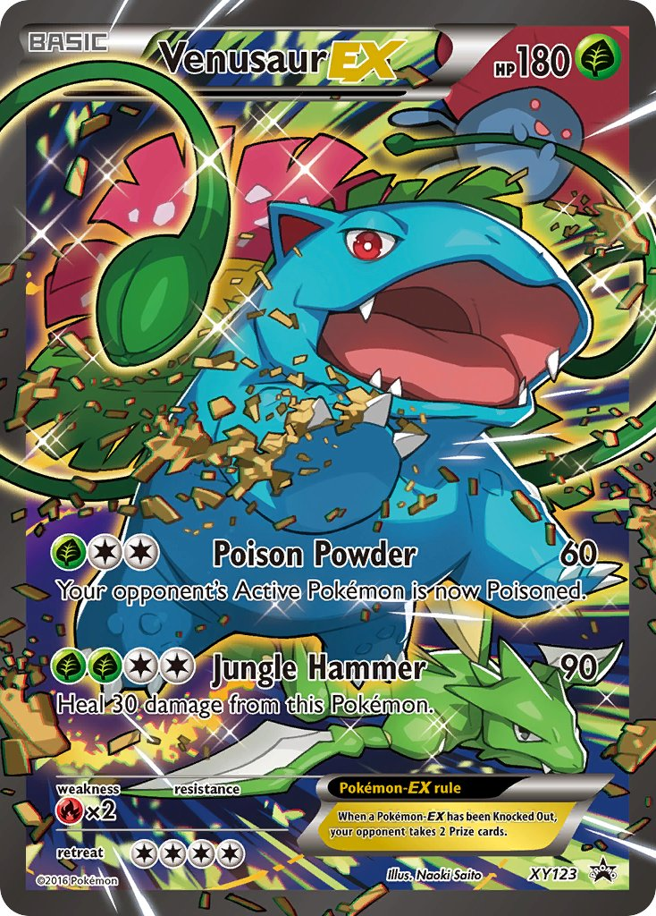 Venusaur EX Pokémon card