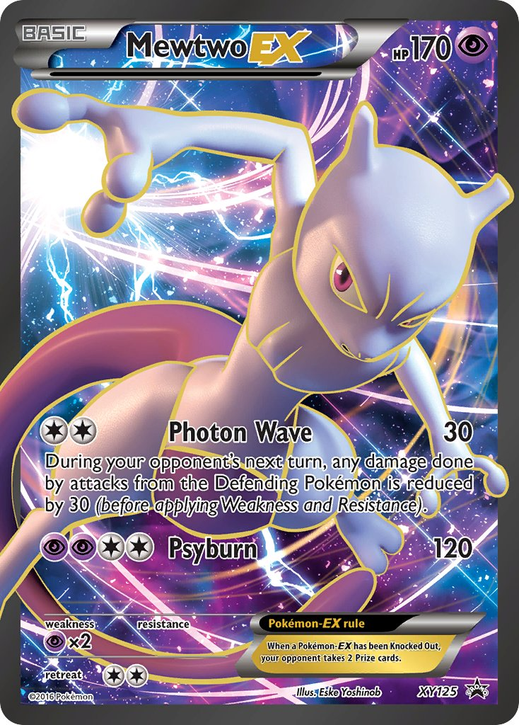 Mewtwo EX Pokémon card