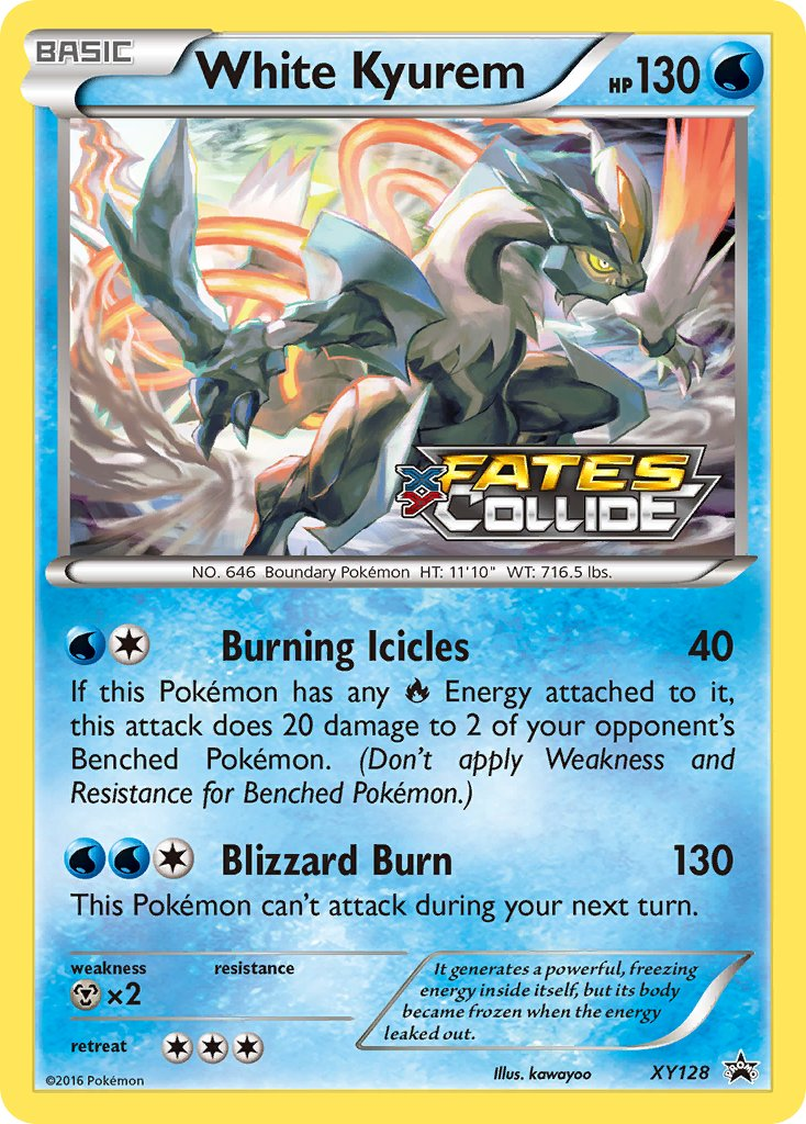White Kyurem Pokémon card