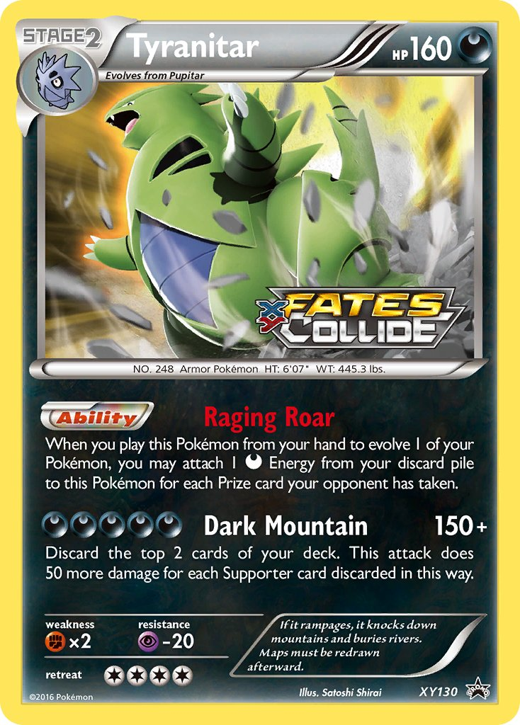 Tyranitar Pokémon card