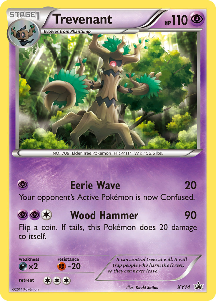 Trevenant Pokémon card