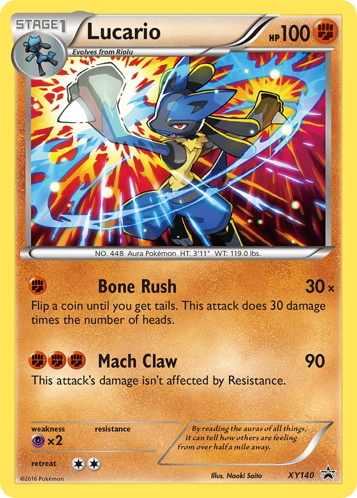 Lucario Pokémon card