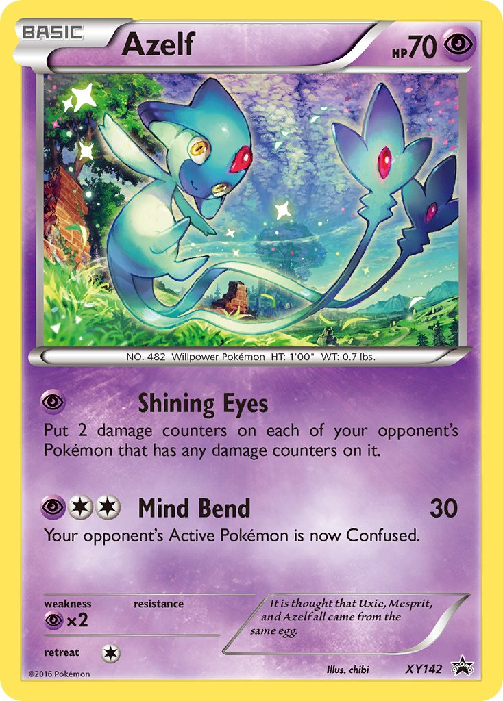 Azelf Pokémon card