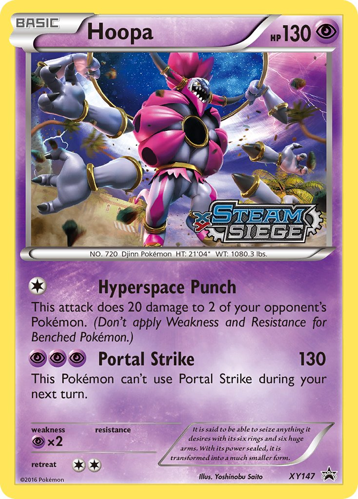 Hoopa Pokémon card
