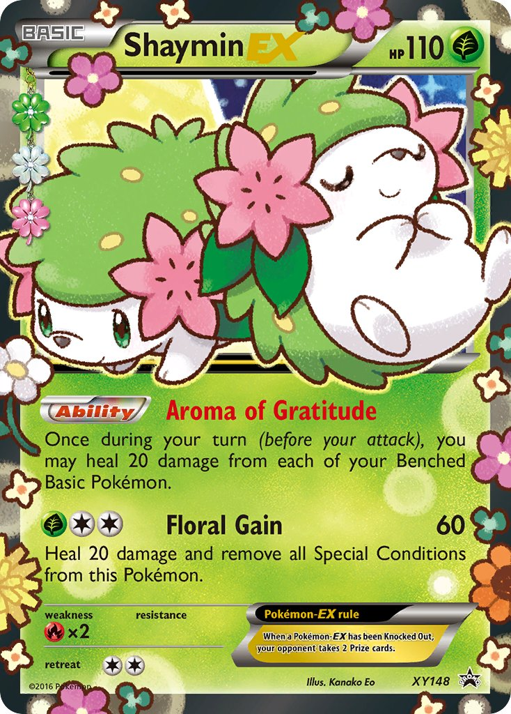Shaymin EX Pokémon card