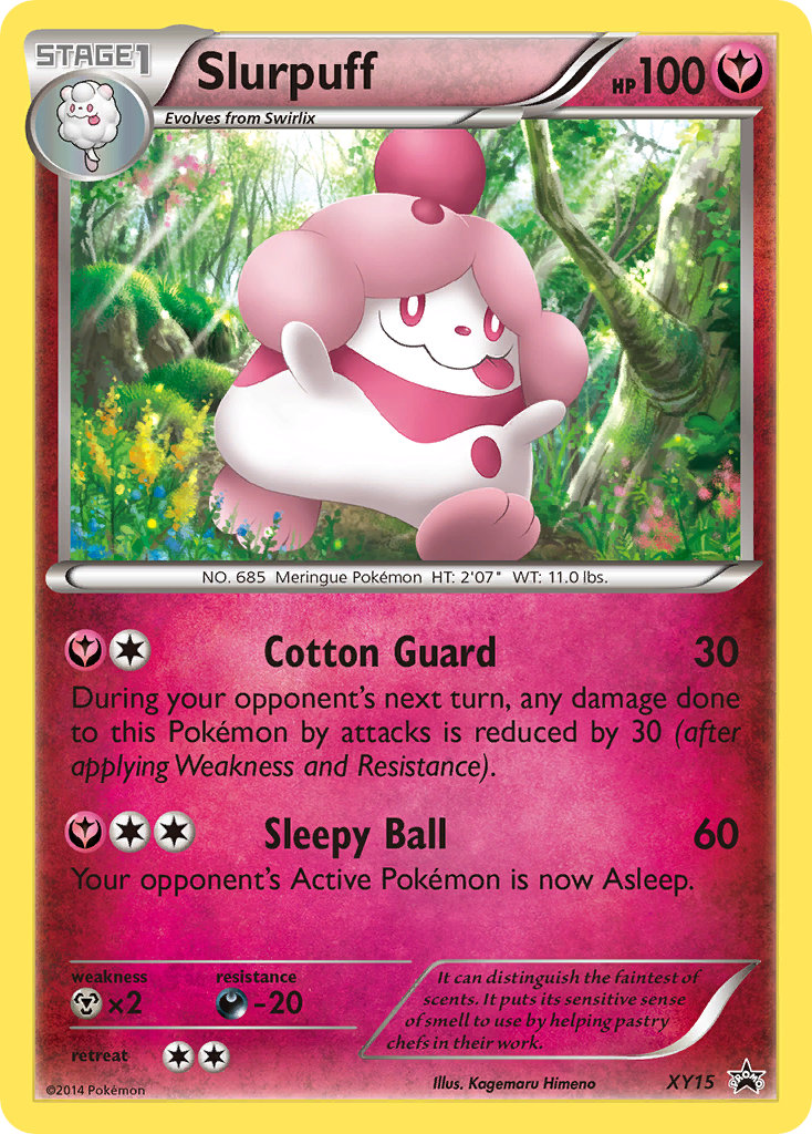 Slurpuff Pokémon card