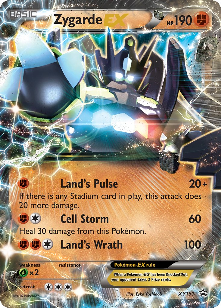 Zygarde EX Pokémon card
