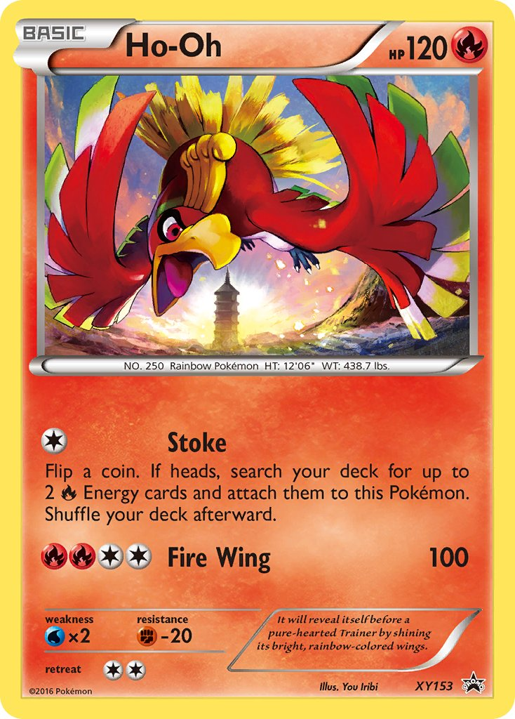 Ho-Oh Pokémon card