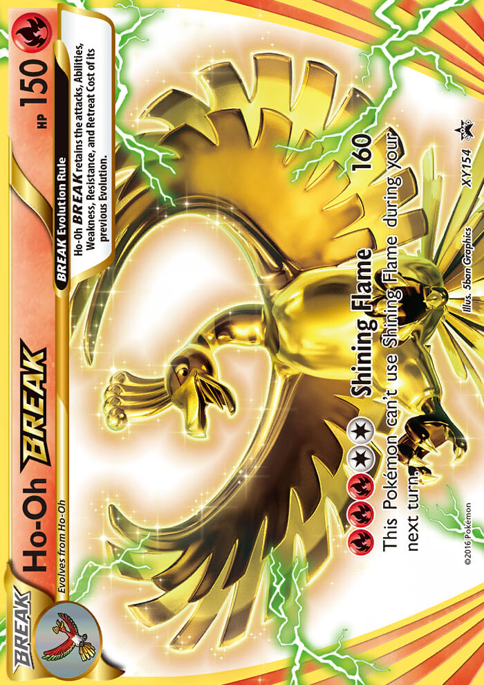 Ho-Oh BREAK Pokémon card