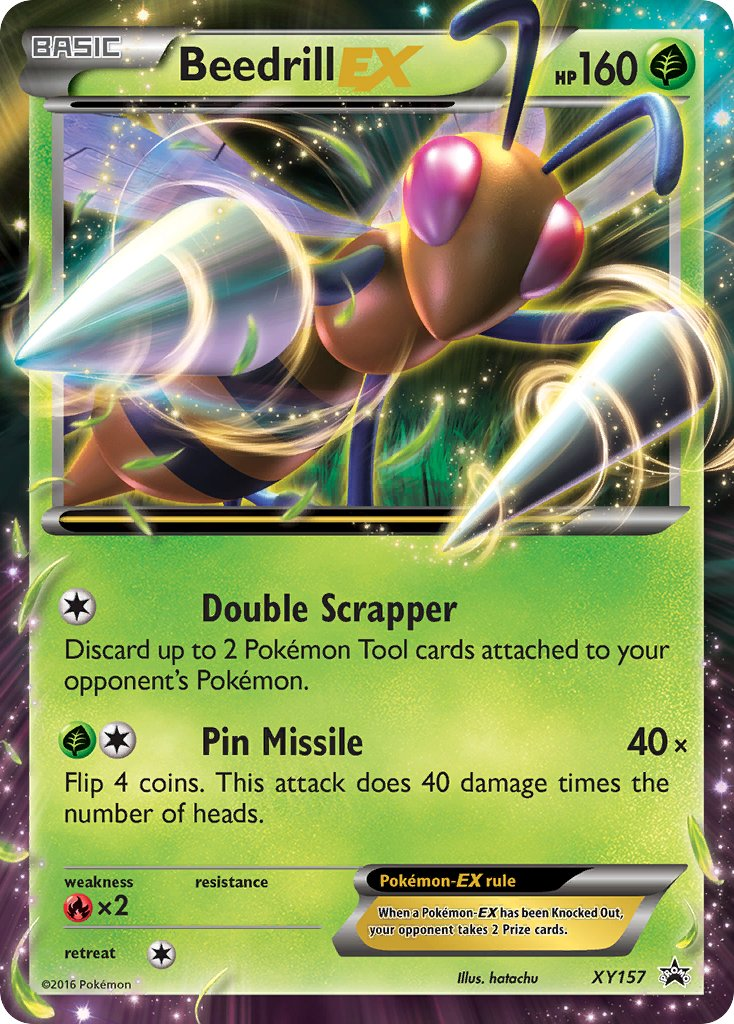 Beedrill EX Pokémon card
